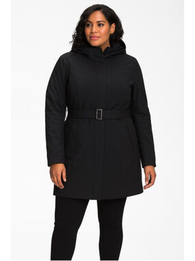 The North Face TNF Apex Primaloft Black Softshell Parka Winter Coat Women’s XL